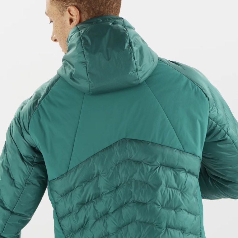 Green Salomon Outline Primaloft Men's Insulated Jackets | IE BX0861